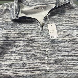 BKE Gray and White Men's Shirt